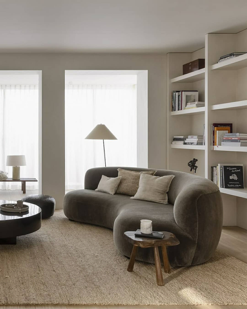 Modern Living Room Design for a Self-Made Millionaire