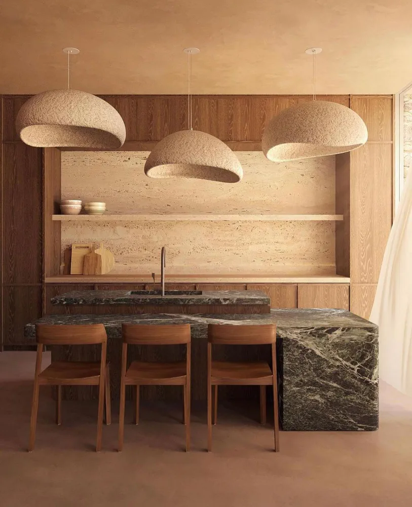 Modern Kitchen Design for a Renowned Architect's Penthouse in France