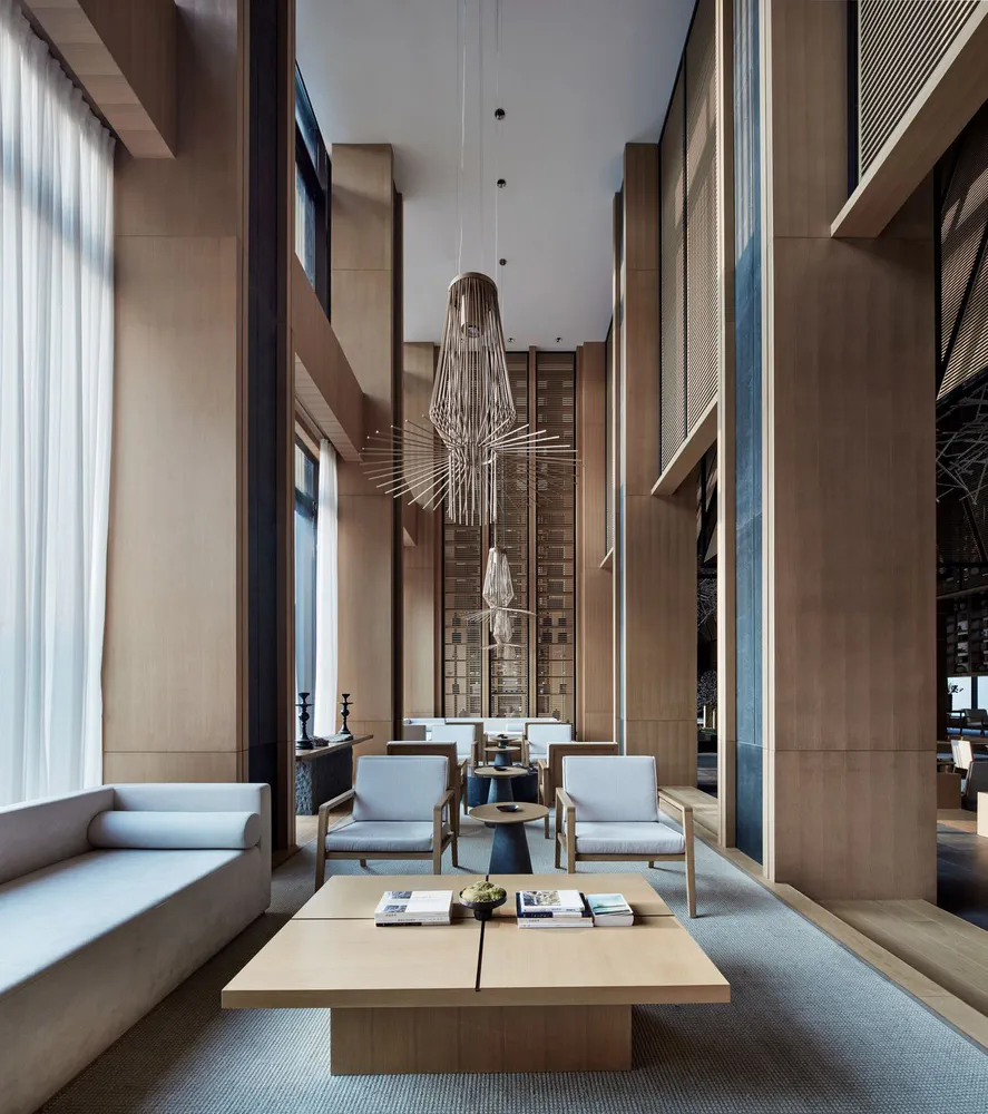 Rustic Modern Office Lounge Design