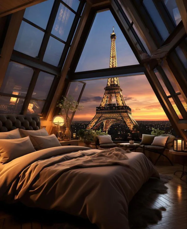 Luxe Minimalism Overlooking Paris