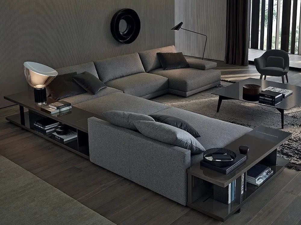 Elegant Modern Industrial Living Space