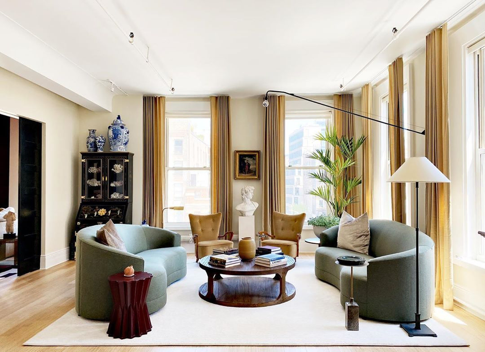 Modern Wellness-focused Art Nouveau Apartment Interior Design