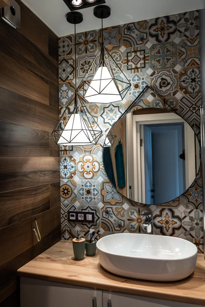 Modern Sustainable Bathroom Design for a Boutique Hotel Chain Owner