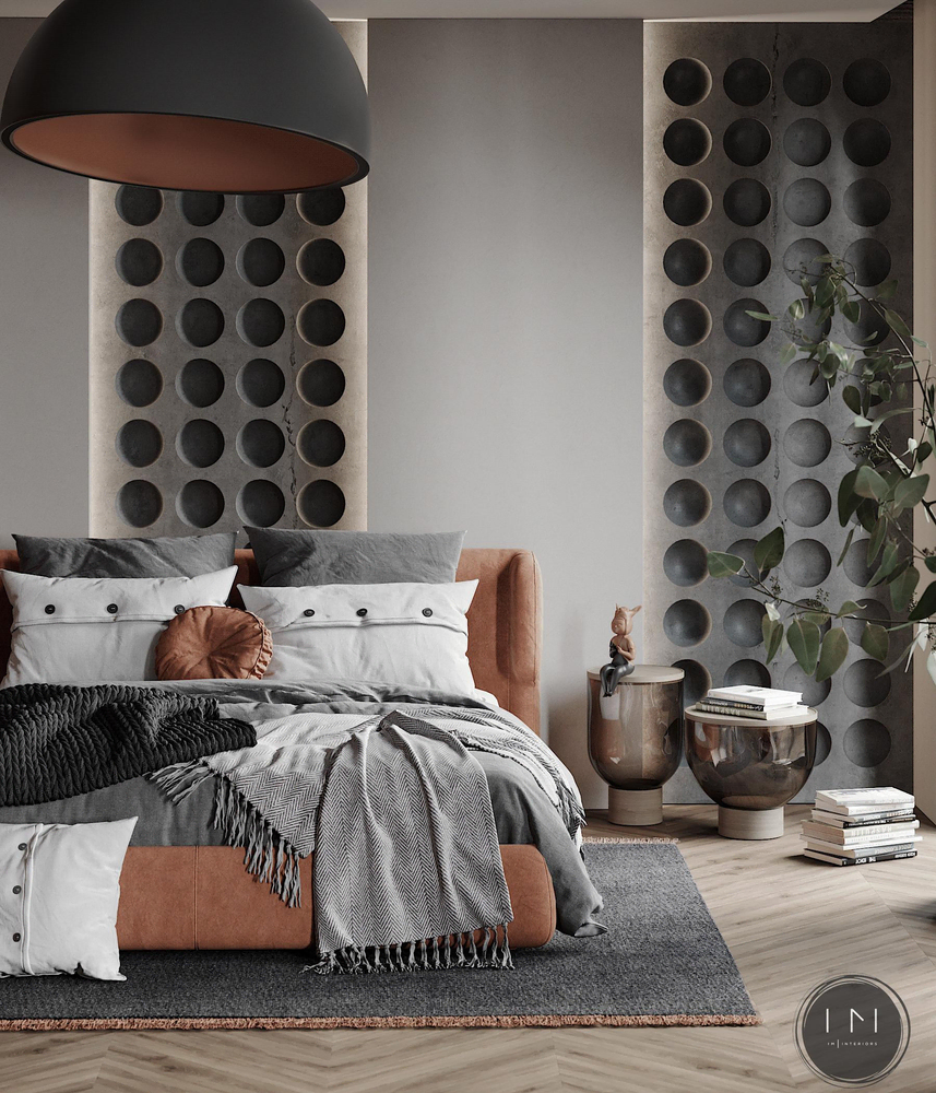 Futuristic Bedroom with Sustainable Design
