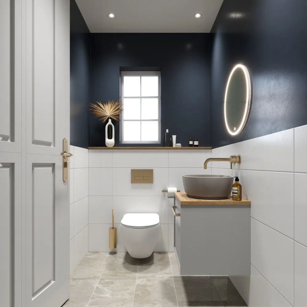 Modern Sustainable Bathroom Design for a Boutique Hotel Chain Owner