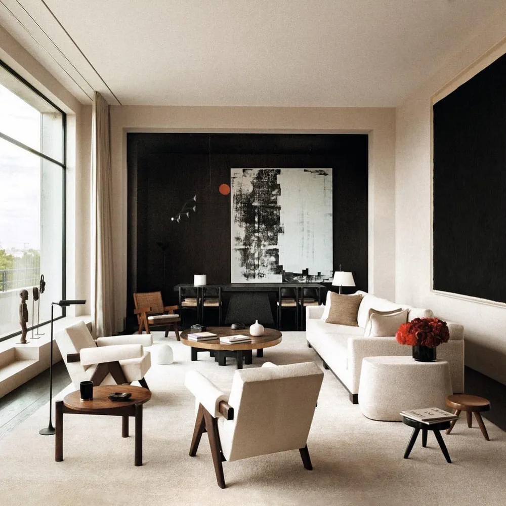 Modern Minimalist Living Room Oasis