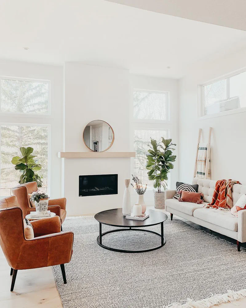 Elegant Minimalist Living Room Retreat