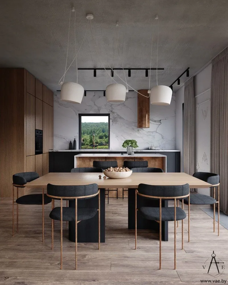Modern Minimalist Dining Elegance
