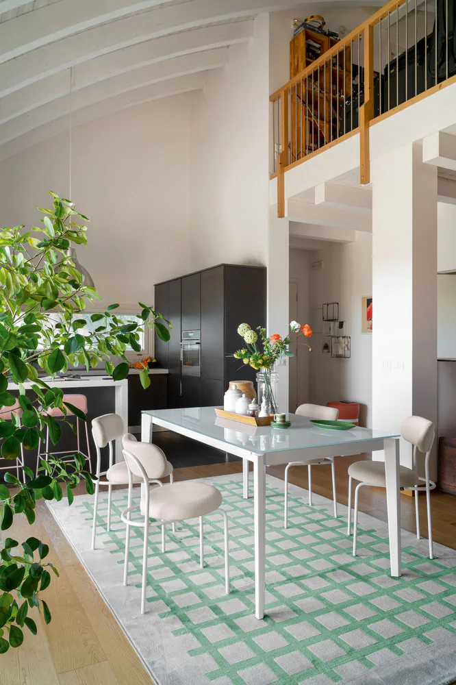 Modern Tropical Dining Room Design for a Former Church Conversion