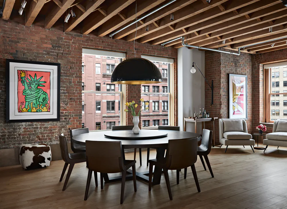 Industrial Chic Open-Concept Living