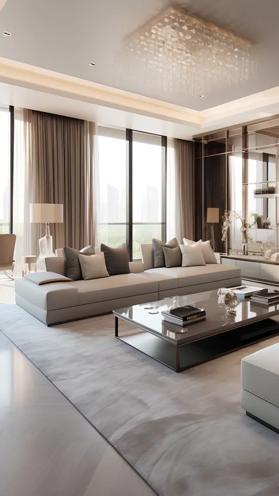 Contemporary Elegant Living Room
