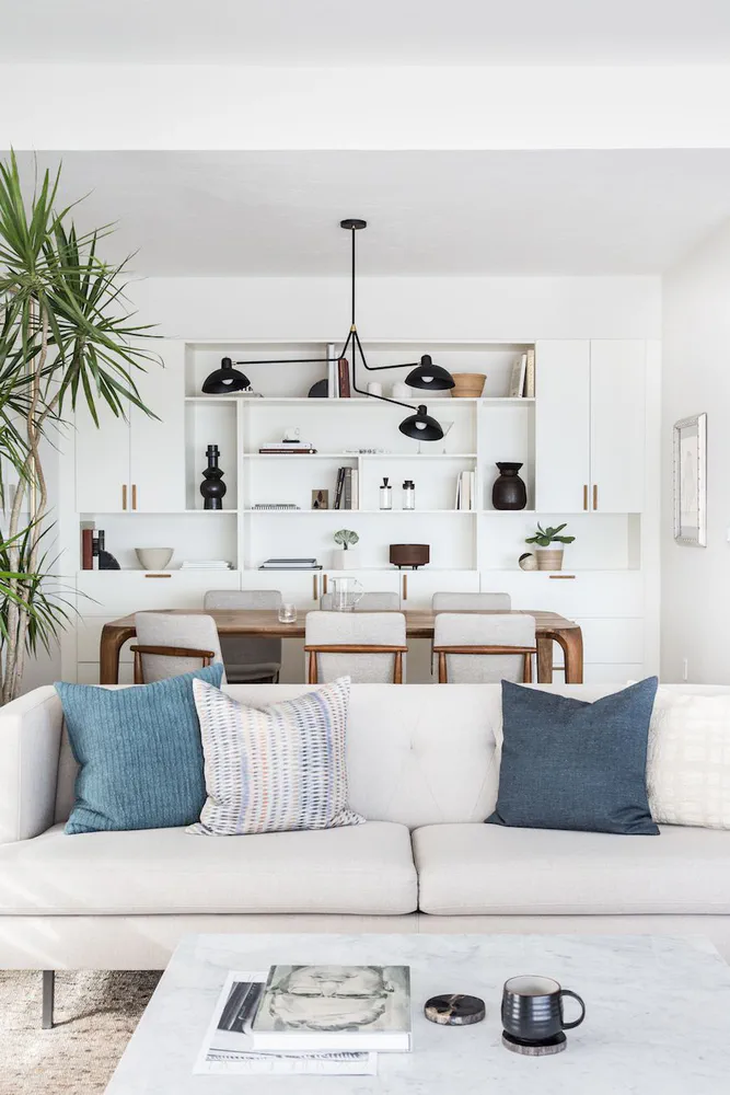 Modern Minimalist Living Room with Sustainable Design
