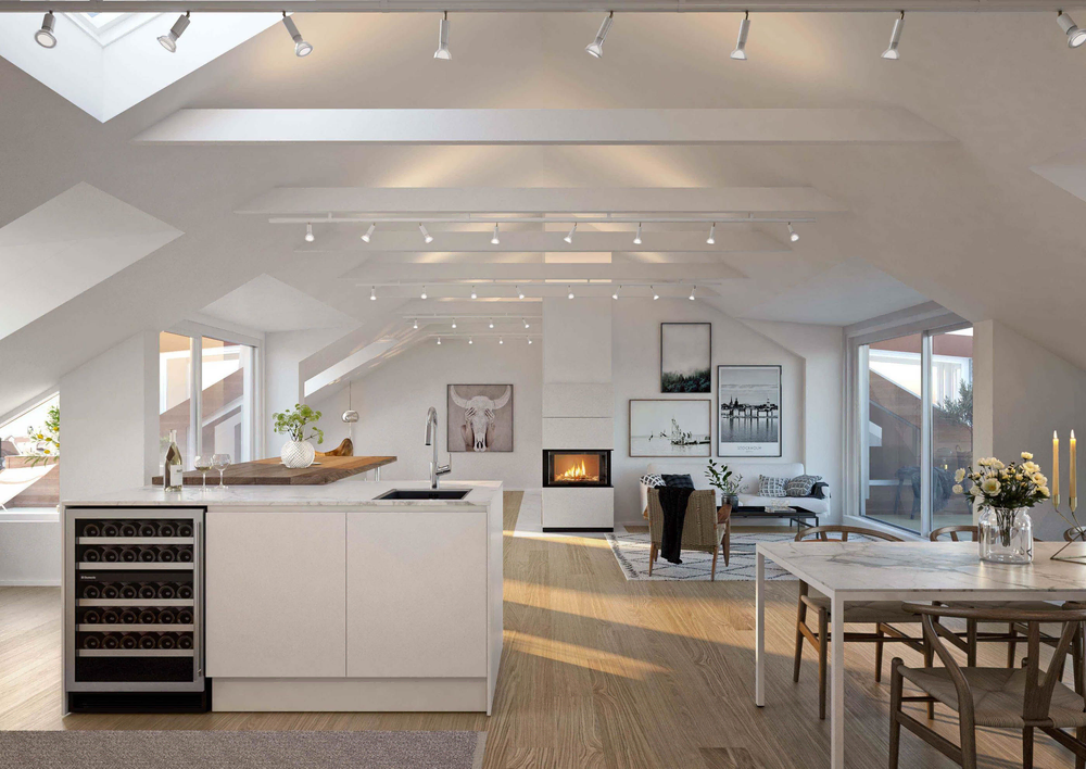 Modern Nordic Noir Kitchen Design for a Tech Startup Founder