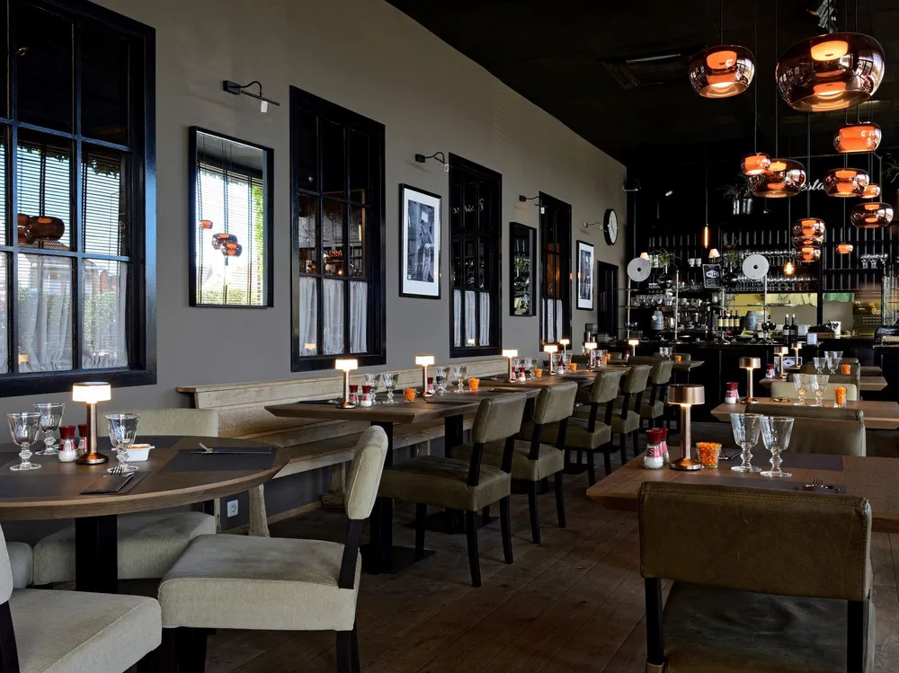 Modern Rustic Bar Design for a High-Rise Apartment