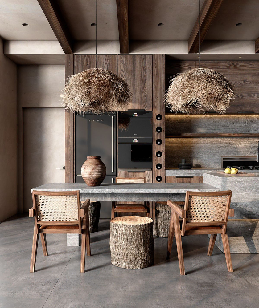 Modern Rustic Open-Concept Elegance