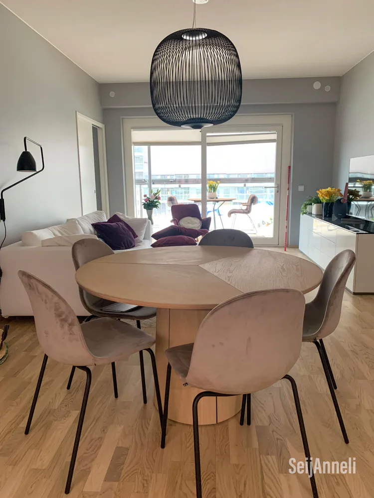 Sophisticated Modern Industrial Dining Space