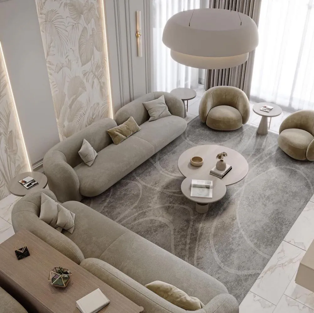 Elegant Modern Minimalist Living Room