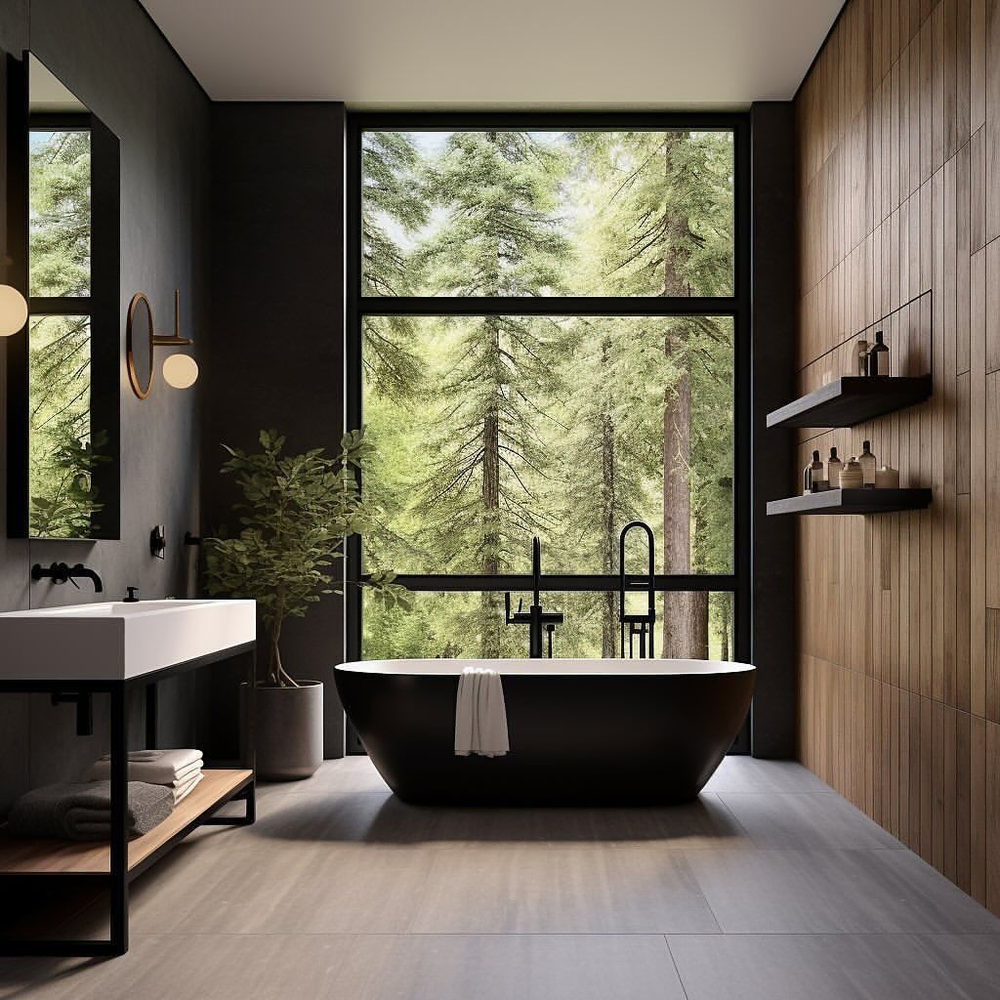 Modern Coastal Hampton Style Bathroom Design