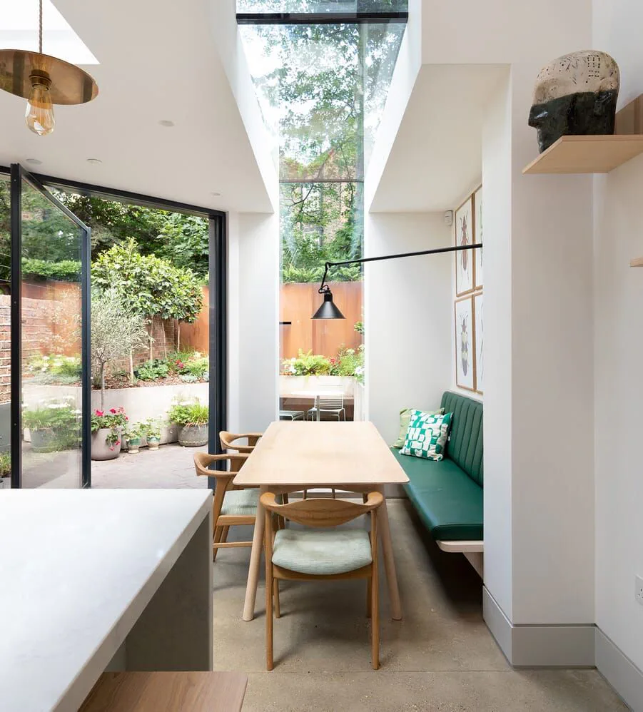 Chic Dining Area with Organic Touches