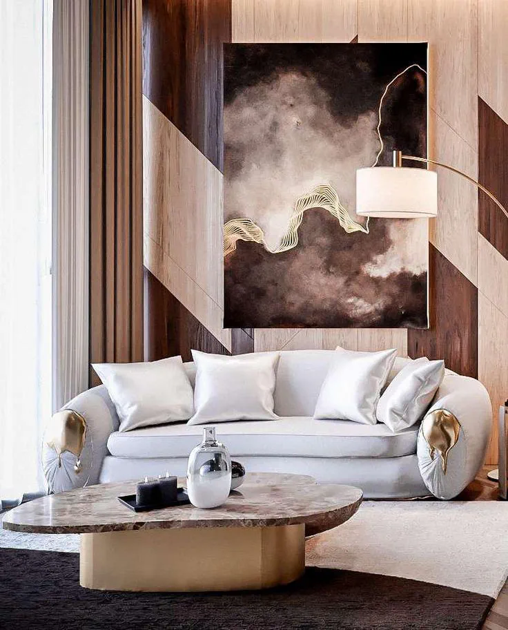 Modern Industrial Living Room Elegance