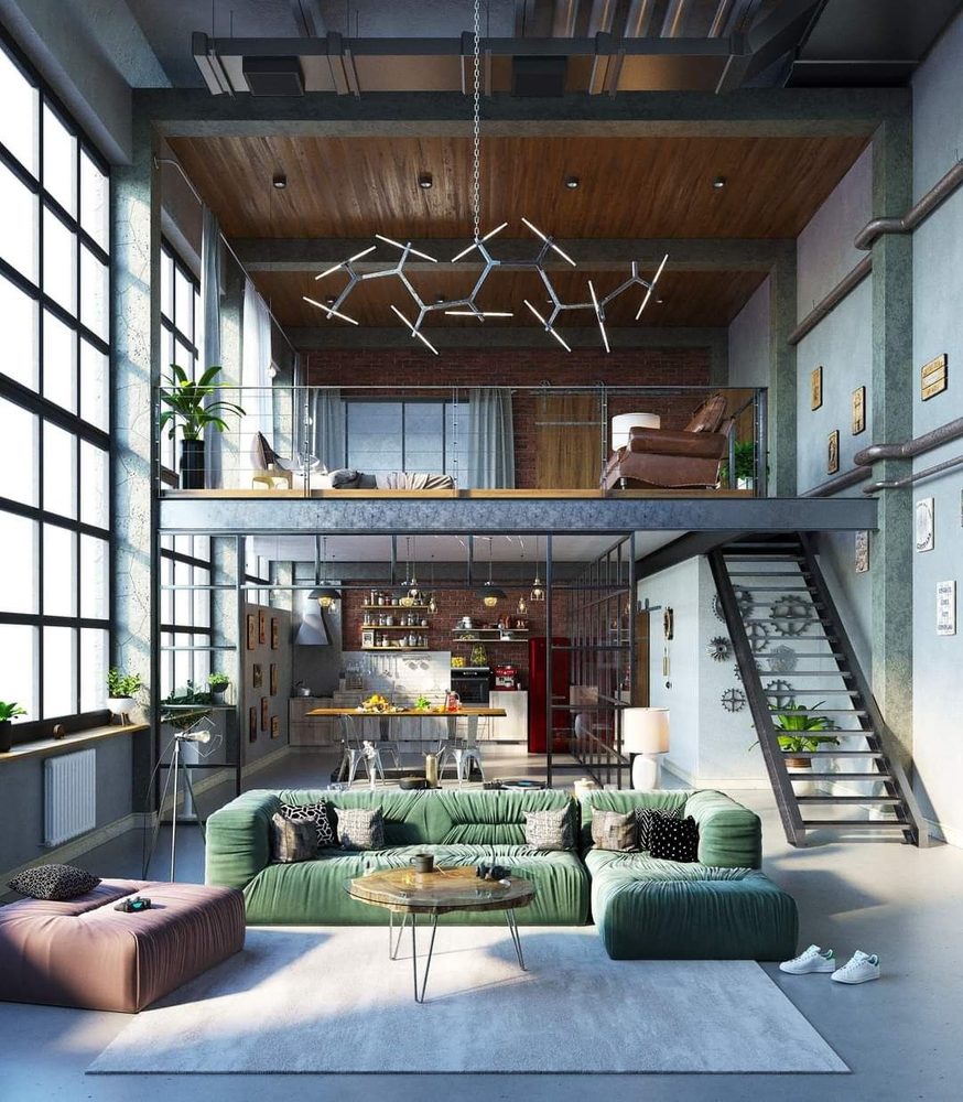Industrial Modern Villa Transformation