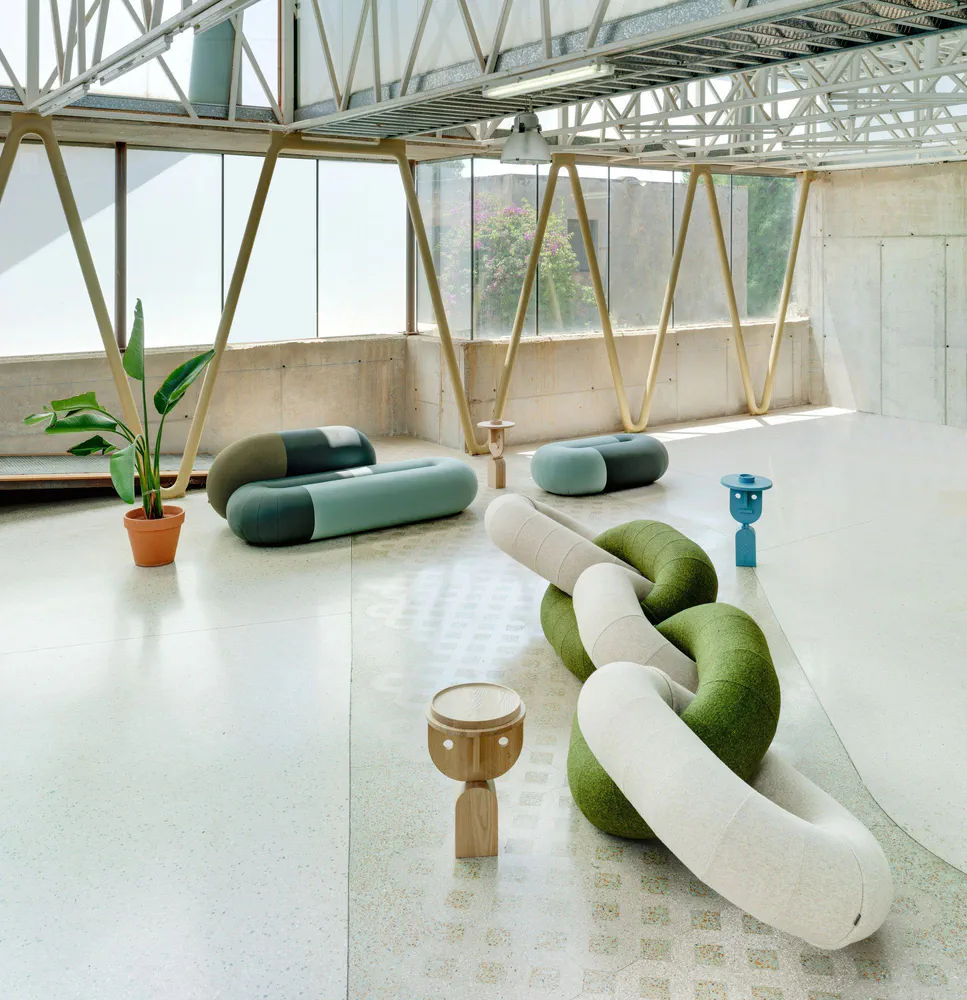 Modern Lobby Design for Shared Living Space