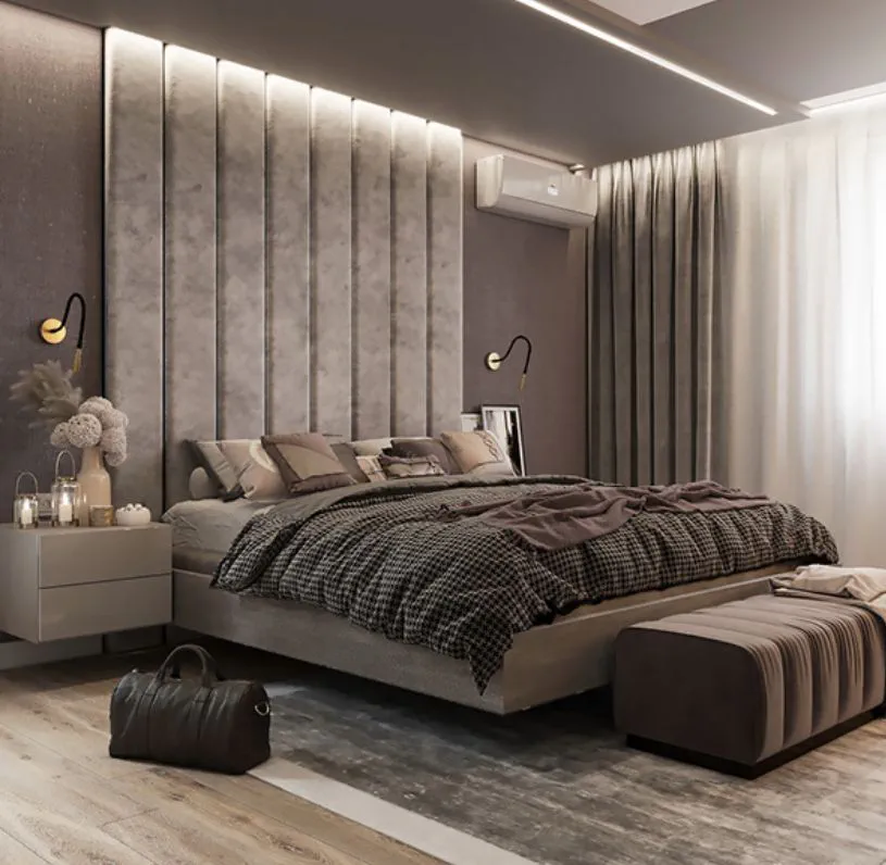 Nordic Noir: A Modern Bedroom Retreat