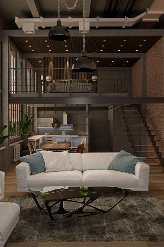 Chic Rustic Modern Penthouse Retreat