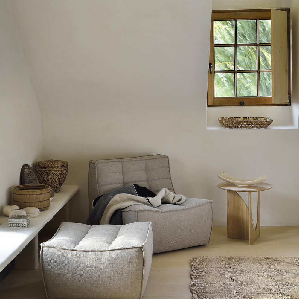 Zen Farmhouse Living Room