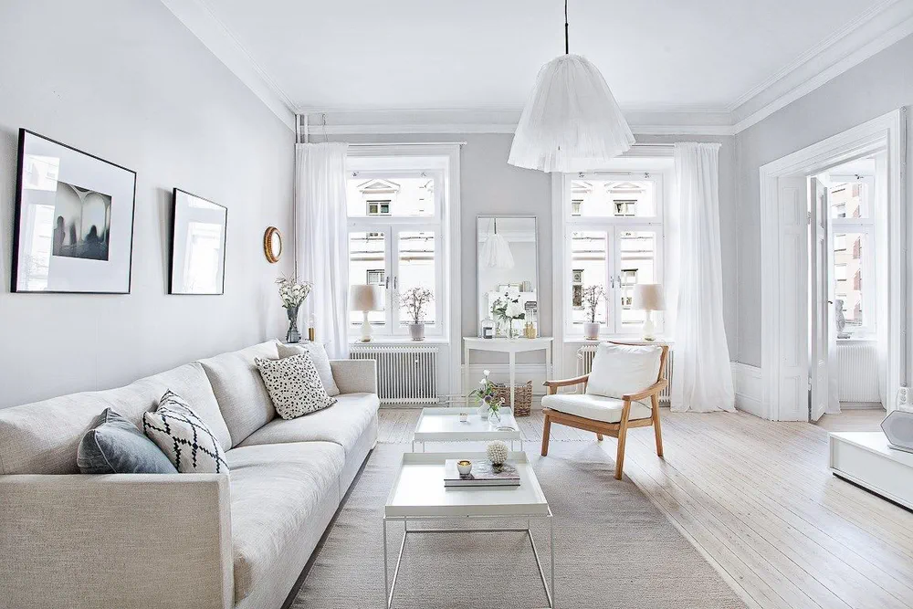 Airy Scandinavian Living Room