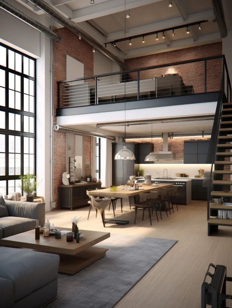 Chic Rustic Modern Penthouse Retreat