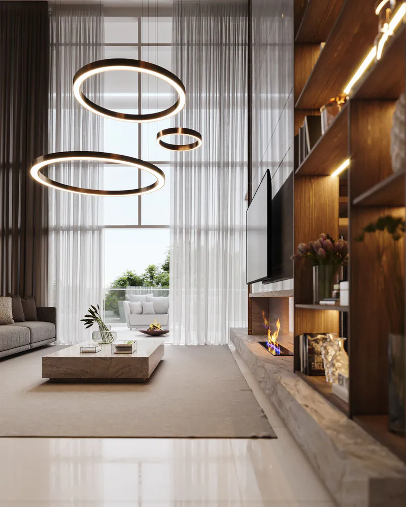 Modern Rustic Fusion Dining Room