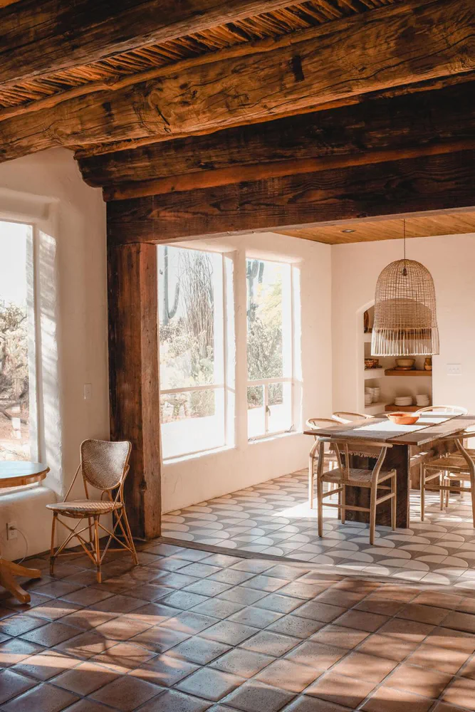 Modern Rustic Dining Room Design for a Marketing Agency CEO