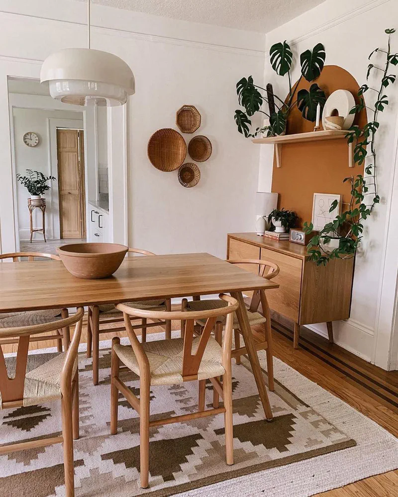 Minimalist Rustic Dining Haven