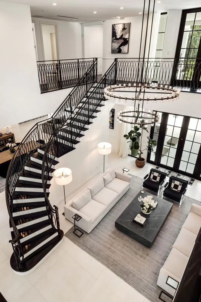 Luxurious Modern Eclectic Foyer