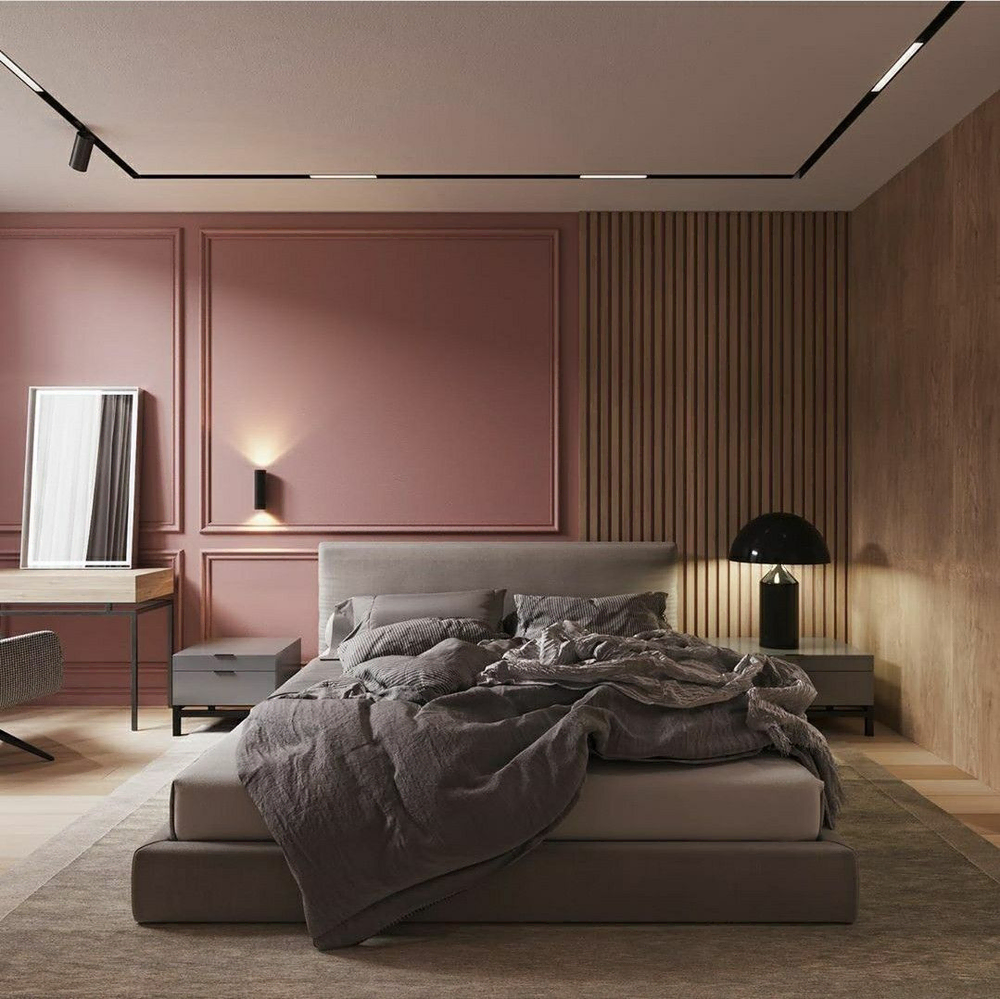 Elegant Tropical Modern Bedroom