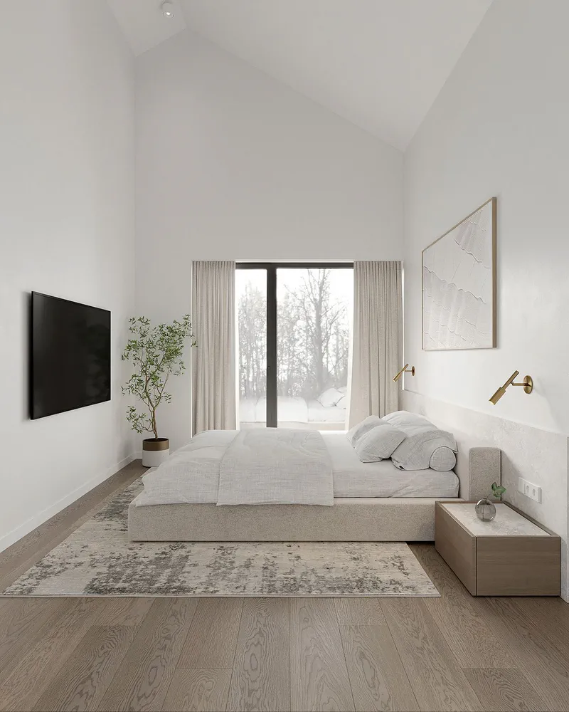 Luxury Urban Loft Bedroom Design