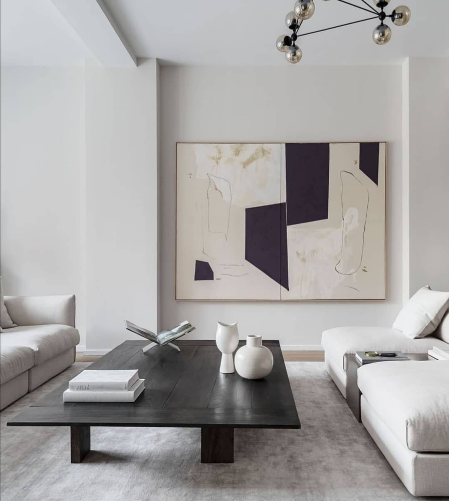 Modern Living Room Design for a Recently Acquired Modern Penthouse in Germany