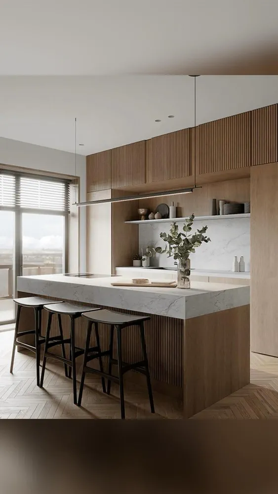 Modern Bauhaus Kitchen Design for Growing Family