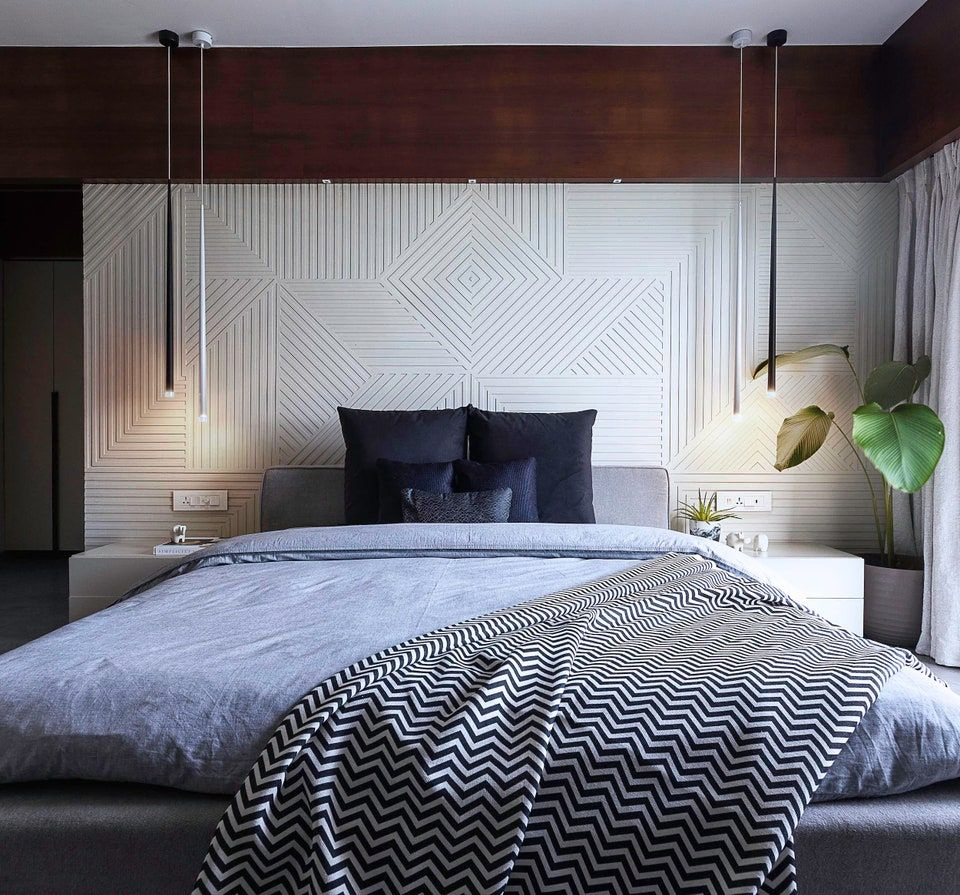 Modern Tropical Master Bedroom Design
