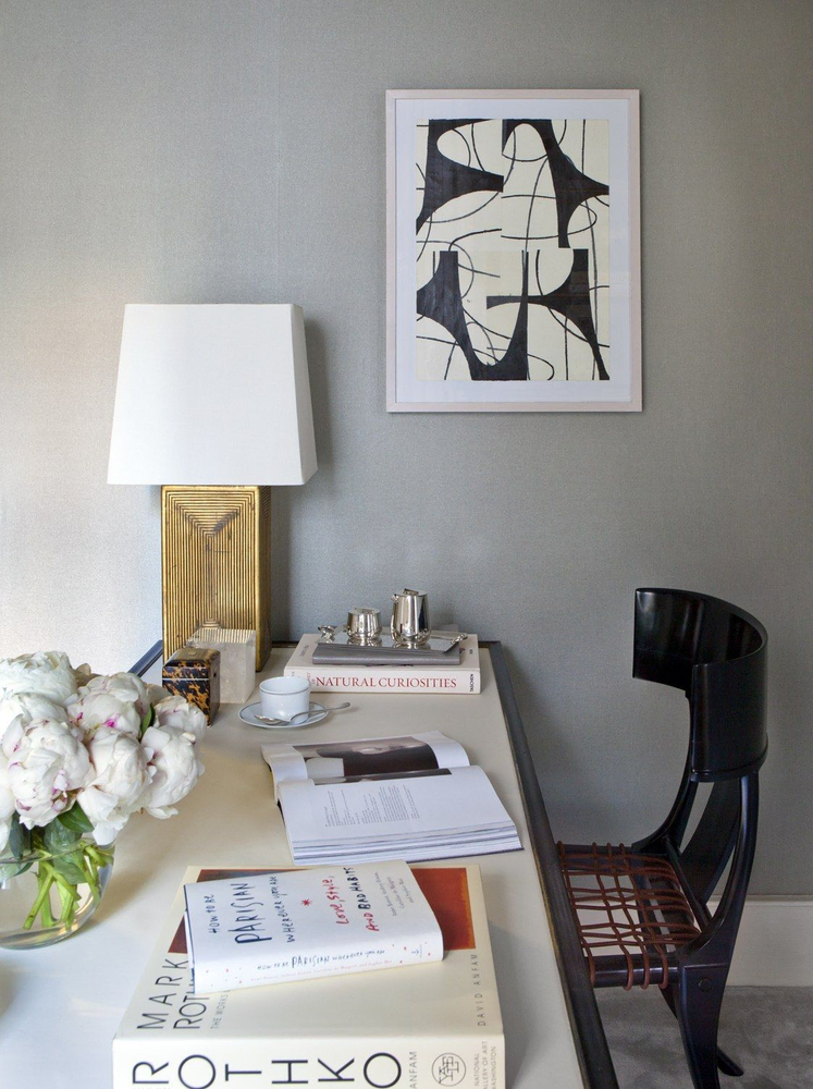 Chic Nordic Noir Office Retreat