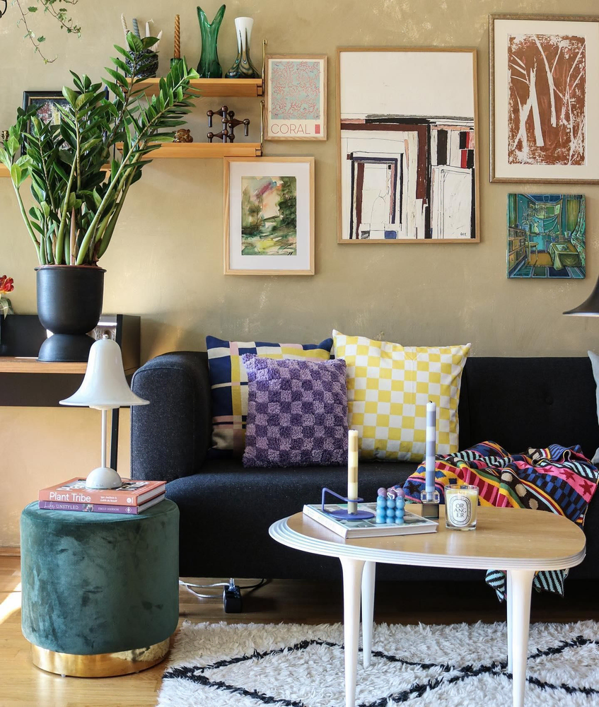 Chic Eclectic Living Room Design