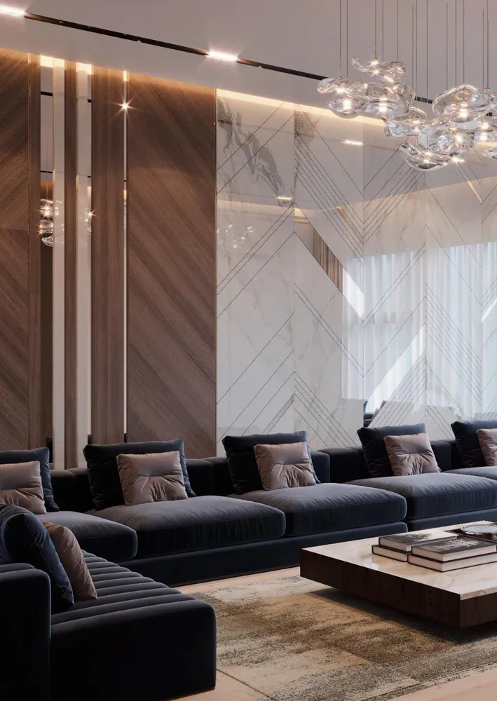 Contemporary Elegant Living Room