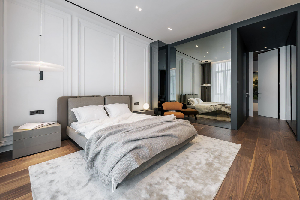 Modern Minimalist Master Bedroom for a Tech Startup Founder