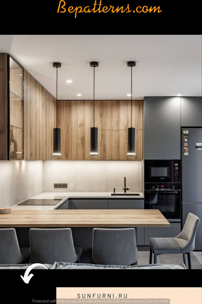 Sleek Modern Minimalist Kitchen