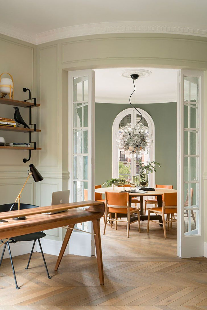 Eclectic Minimalist Dining Haven