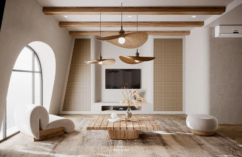 Wabi-Sabi Elegance in a Mountain Chalet