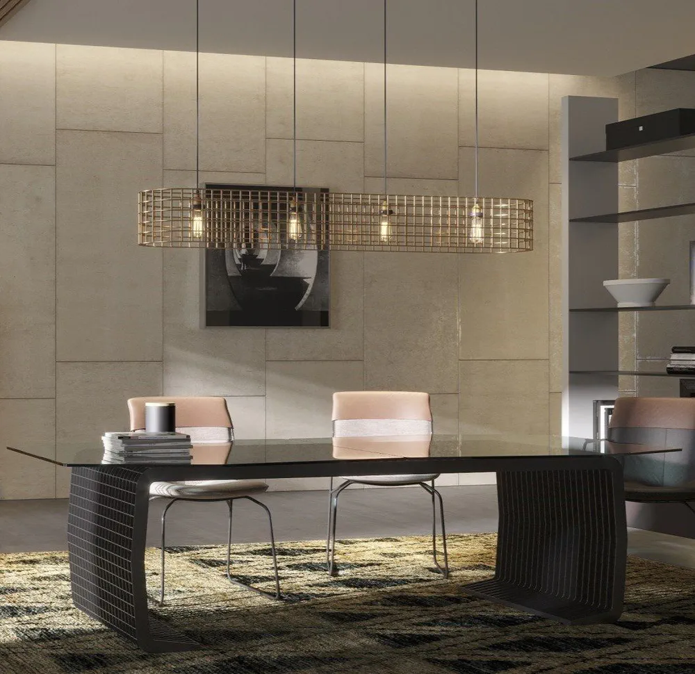 Modern Art Deco Revival Living Room with Smart Home Integration