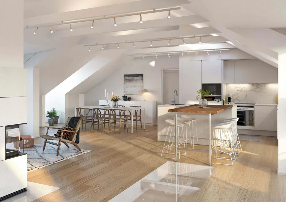 Modern Art Loft Living