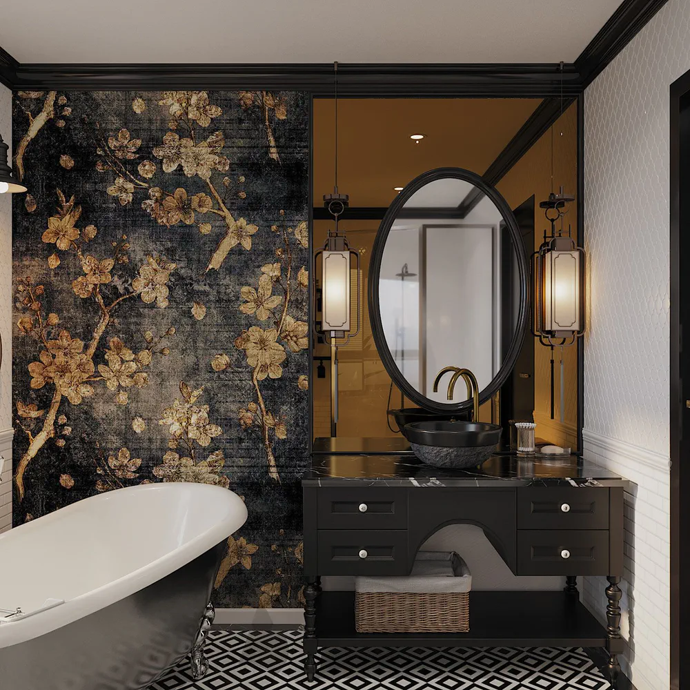 Modern Sustainable Bathroom Design for a Boutique Hotel Chain Owner